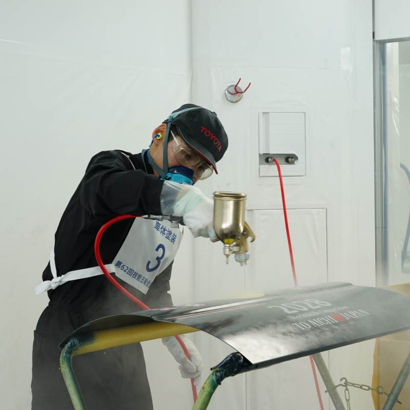 車体塗装｜競技紹介：技能五輪全国大会｜あいち技能五輪